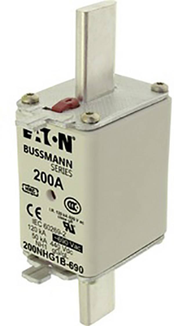 Eaton 200NHG1B-690 Fusible NH avec afficheur de sécurité mécanique Adapté pour (fusibles) Taille de fusible 000 - 4 Taille du fusible = 1  200 A  690 3 pc(s)