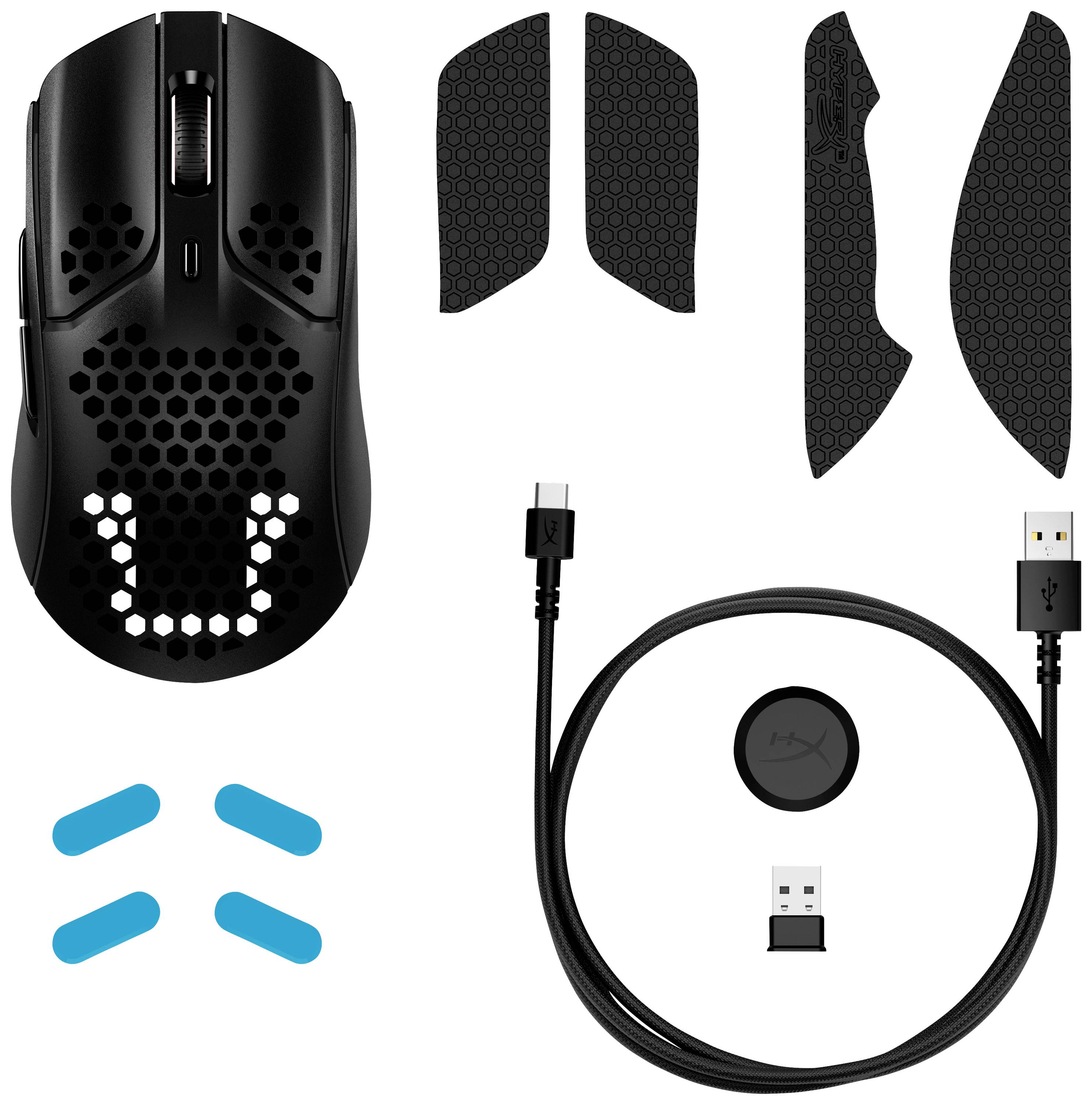 HyperX Pulsefire Haste Wireless Souris de gaming radio optique noir 6 Boutons 16000 dpi éclairé-6
