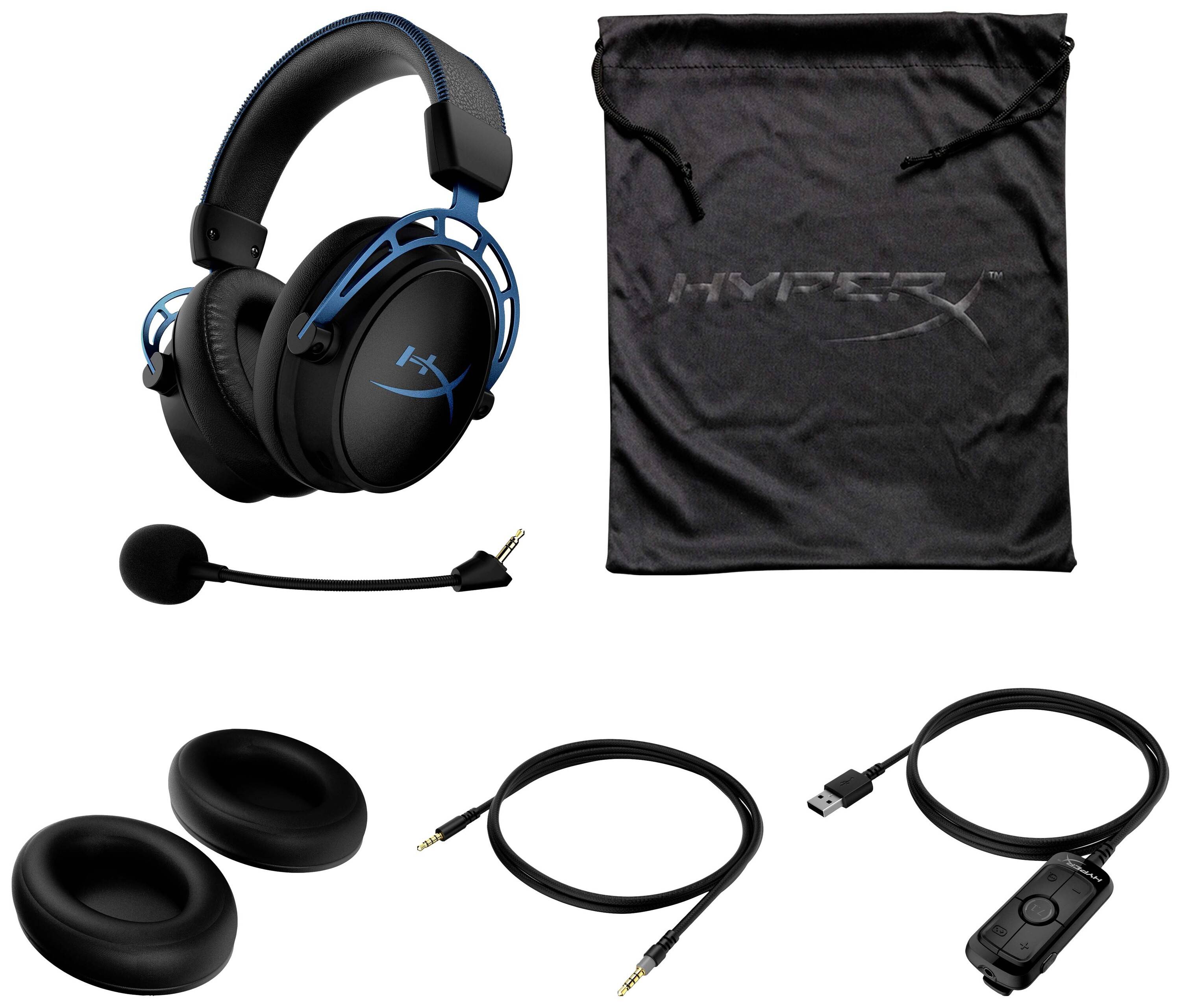 HyperX Cloud Alpha S Gaming Micro-casque supra-auriculaire filaire Stereo noir/bleu-6