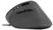 Souris d'ordinateur ergonomique verticale avec deux boutons supérieurs et câble, conçue pour une position de main confortable pendant l'utilisation.