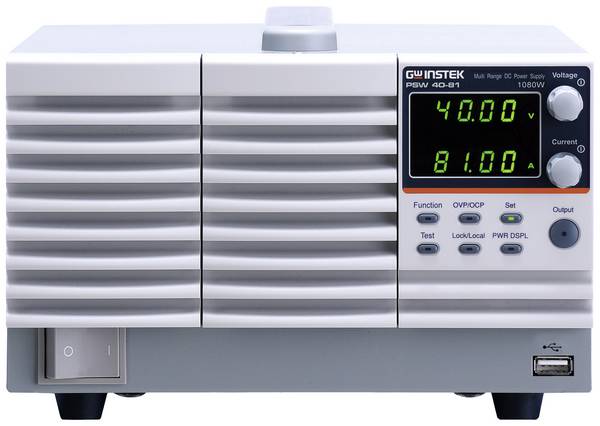 Alimentation de laboratoire réglable GW Instek PSW 40-81 0 - 40 0 - 81 A 1080 W Nbr. de sorties 1 x