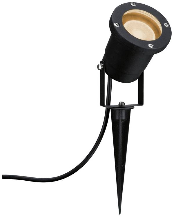 Paulmann 94731 Garden Spot 2200K Projecteur de jardin LED GU10 4.3 W noir