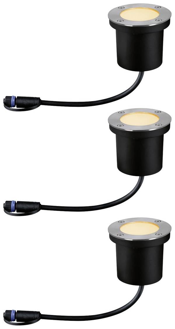 Paulmann P+S Floor Set insect friendly 94717 Système d'éclairage Plug&Shine luminaires extérieur montés en saillie LED (kit de base) LED 13.5 W or anthracite