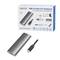 Boîtier pour SSD M.2 NVMe et SATA, connexion USB 3.2 ; compatible avec MacOS, Windows et Linux ; plug-and-play ; câble USB-C inclus.
