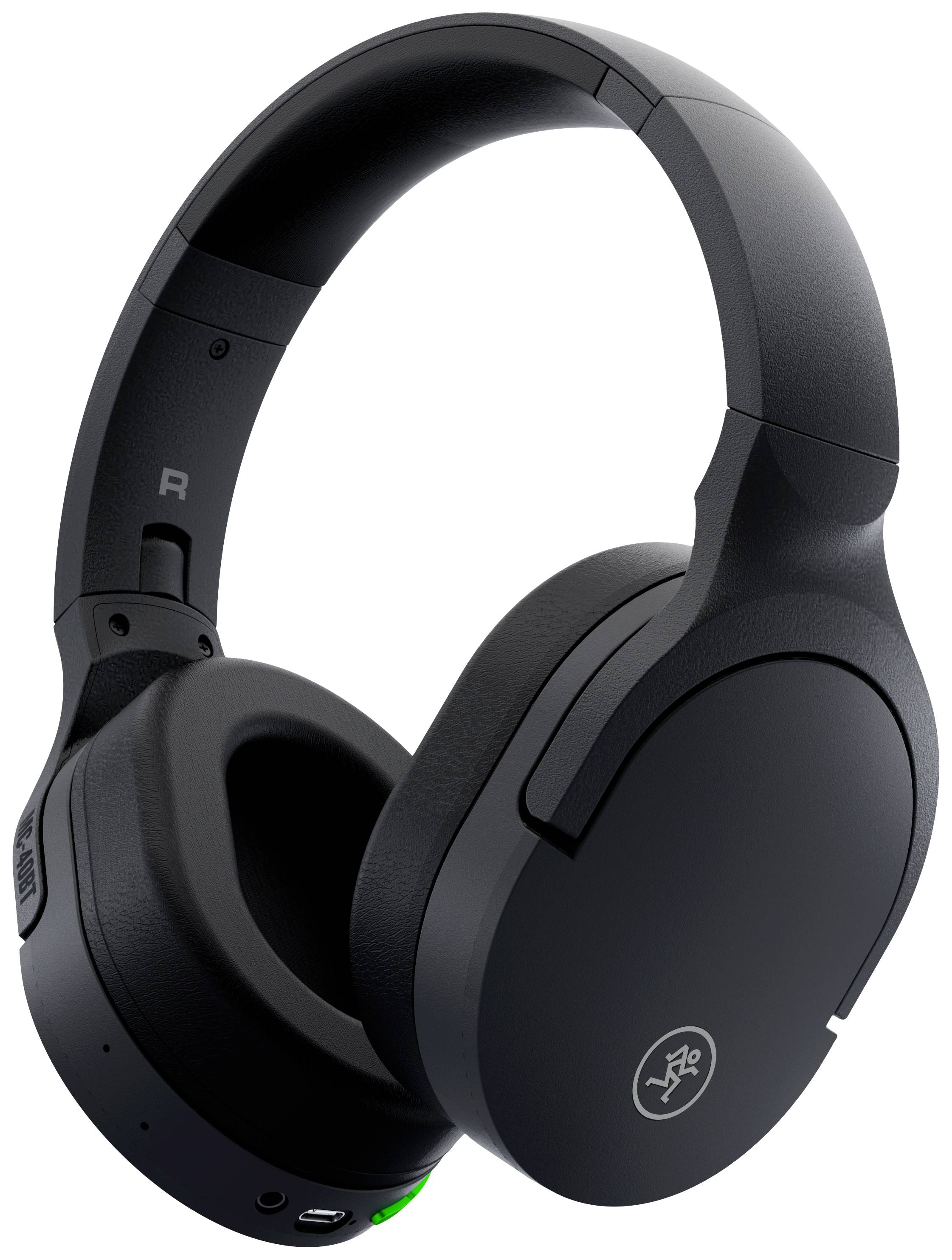 Casque noir à design circumaural fermé. Le logo est visible sur l'écouteur. Idéal pour la réduction de bruit.
