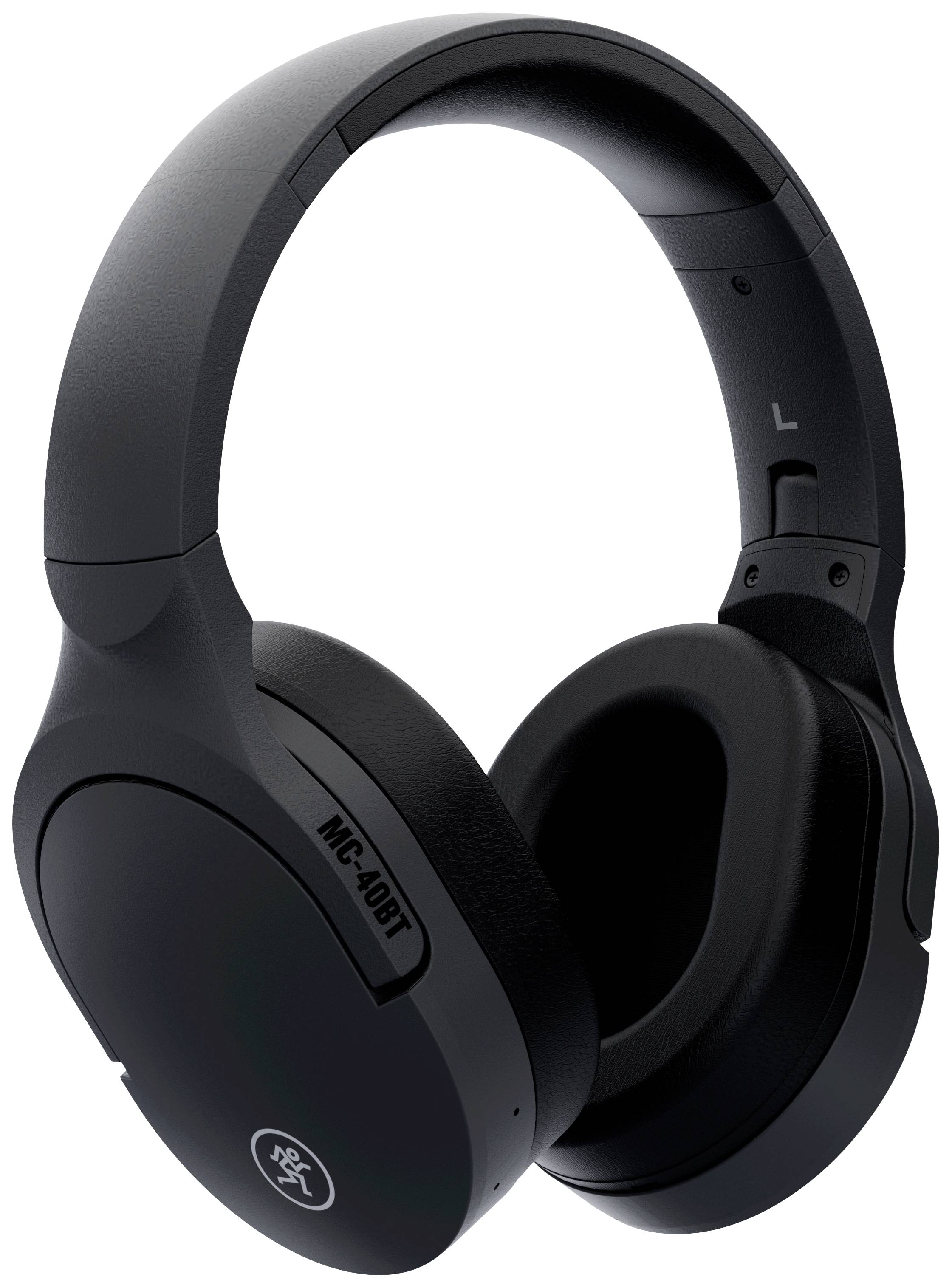 Casque sans fil noir à écouteurs circumauraux avec rembourrage, adapté à la musique et aux appels, arborant le logo de la marque sur le pavillon de l'oreille.