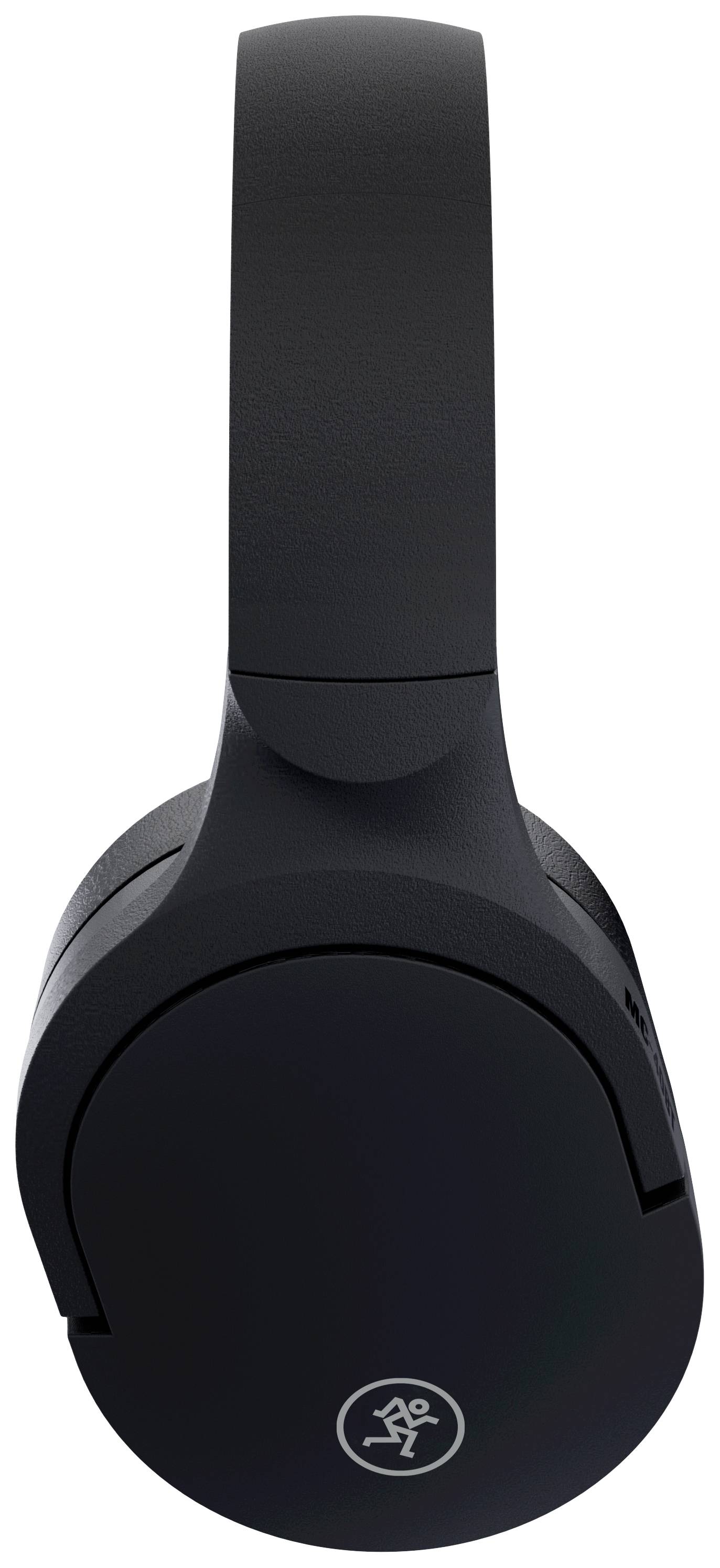 Casque audio noir Over-Ear au design épuré, avec un petit logo sur le pavillon. Parfait pour écouter de la musique ou passer des appels.