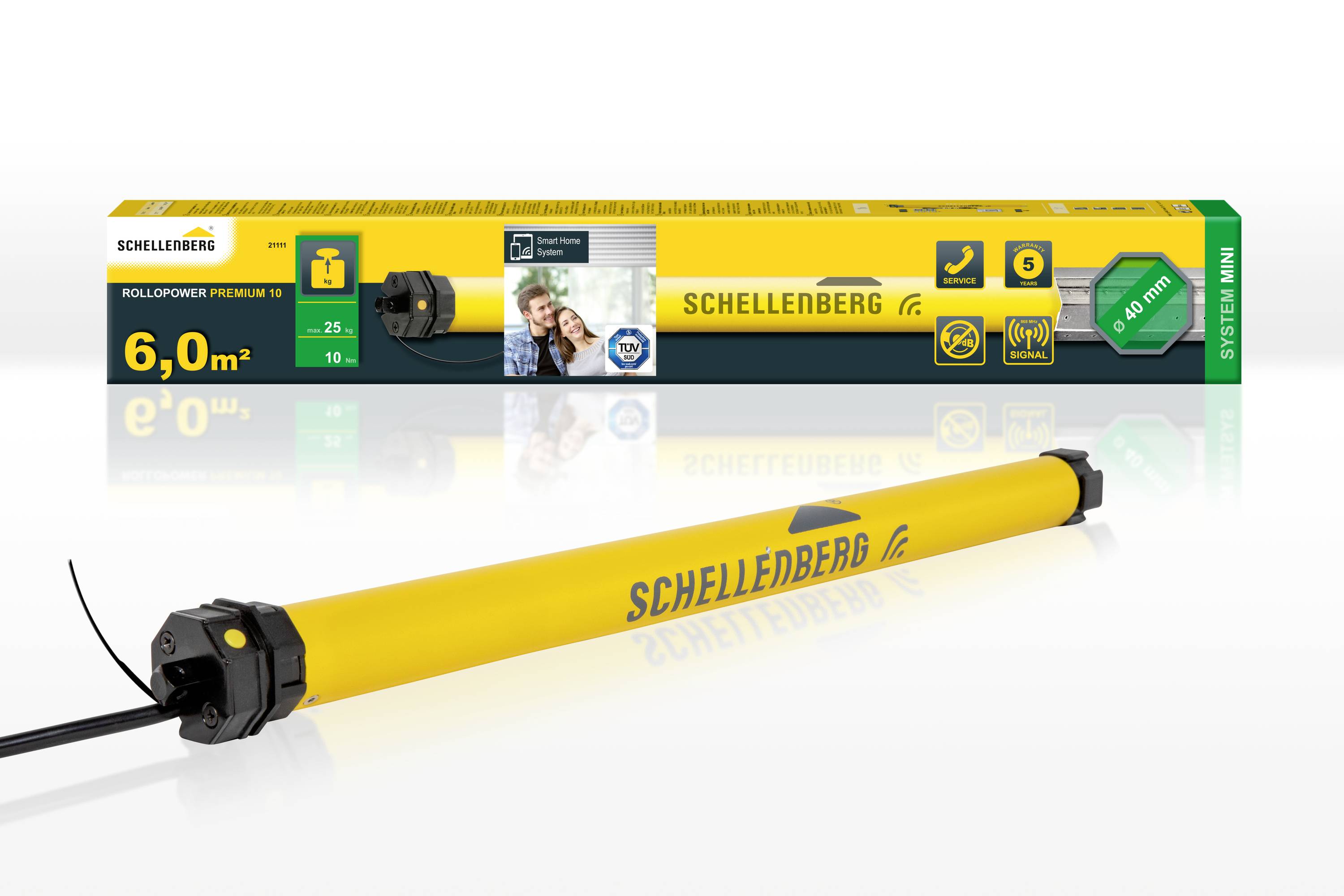 Schellenberg Mini PREMIUM 10Nm 230 V Portée max. 100 m-2