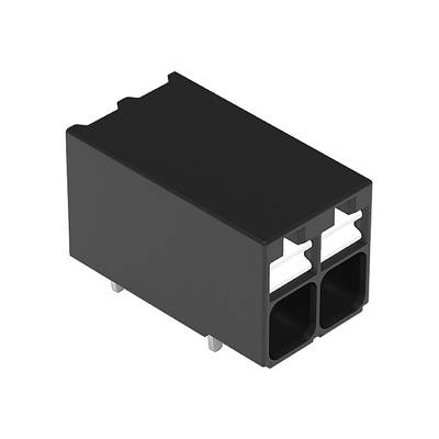 WAGO 2086-1202 Borne pour circuits imprimés 1.50 mm² Nombre de pôles (num) 2 noir 1 pc(s) 