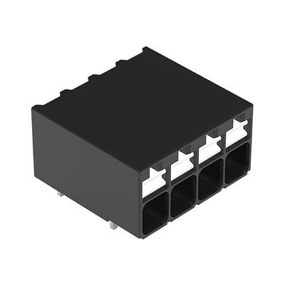 WAGO 2086-1204 Borne pour circuits imprimés 1.50 mm² Nombre de pôles (num) 4 noir 1 pc(s) 