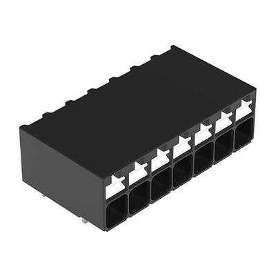 WAGO 2086-1207 Borne pour circuits imprimés 1.50 mm² Nombre de pôles (num) 7 noir 132 pc(s) 