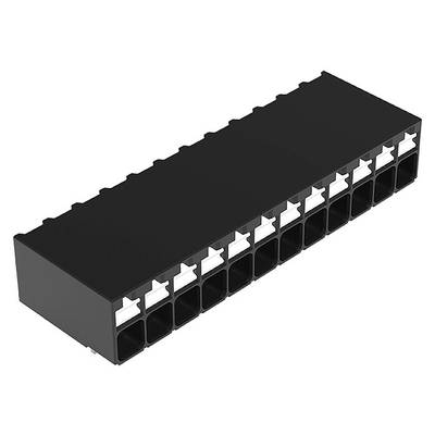 WAGO 2086-1212 Borne pour circuits imprimés 1.50 mm² Nombre de pôles (num) 12 noir 72 pc(s) 