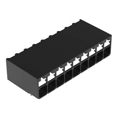 WAGO 2086-1229/300-000 Borne pour circuits imprimés 1.50 mm² Nombre de pôles (num) 9 noir 96 pc(s) 