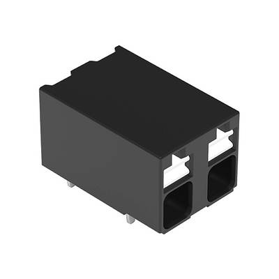 WAGO 2086-3202/300-000 Borne pour circuits imprimés 1.50 mm² Nombre de pôles (num) 2 noir 1 pc(s) 