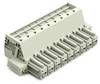 WAGO Boîtier femelle pour câble Nbr total de pôles 9 Pas: 7.62 mm 831-3109/107-000 12 pc(s) Piece
