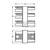 Dessin technique d'un manchon avec dimensions : largeur 46 mm, hauteur 48 mm, profondeur 30 mm. Présente une vue de face et une vue latérale.