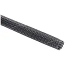 HellermannTyton 170-81105 HEGPETFRX30-PET-BK Gaine tressée noir polyester 19 à 45 mm Marchandise vendue au mètre