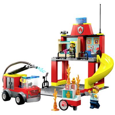 60375 LEGO® CITY Station de pompier et voiture de lutte contre les  incendies - Conrad Electronic France