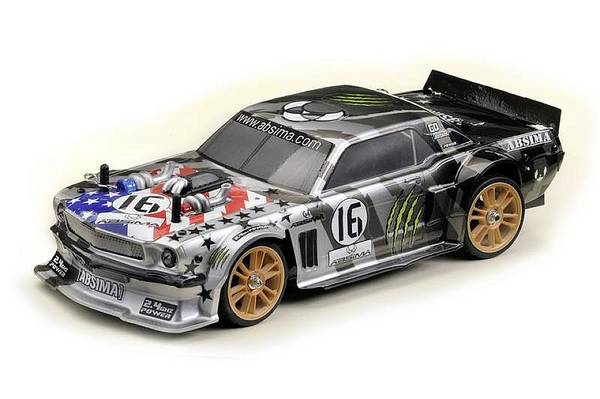 Absima Touring Car FIRST STEP SPEED PERFORMANCE FUN MAKER neon, gris brushless 1:16 Auto RC électrique Voiture de tourisme 4 roues motrices (4WD) prêt à fonctionner (RtR) 2,4 GHz