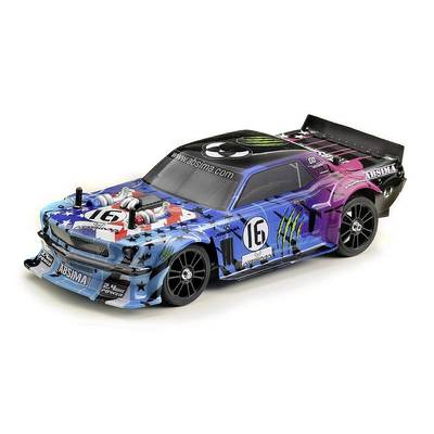 Absima Touring Car FIRST STEP SPEED PERFORMANCE FUN MAKER rose fluorescent,  bleu fluorescent brushless 1:16 Auto RC élec - Conrad Electronic France