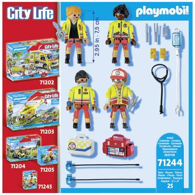 Playmobil City Life Ambulance Avec Son Et Lumière - 71202