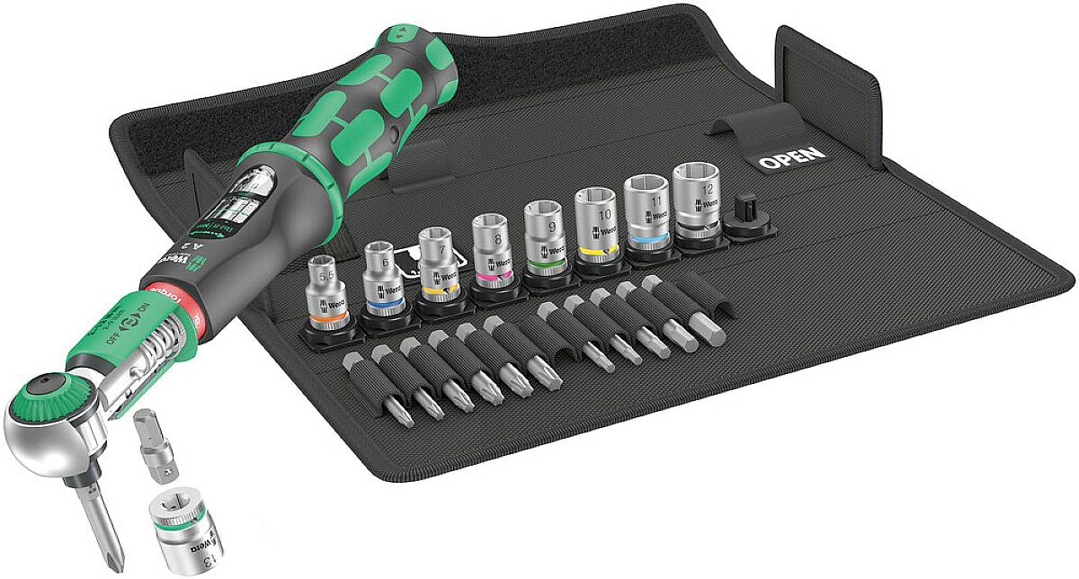Wera Safe-Torque A 2 05075832001 Jeu de clés dynamométriques avec cliquet réversible 2 - 12 Nm