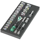 Wera 9721 05150111001 6 pans extérieurs, quatre pans extérieurs Cliquet cyclope avec cliquet 3/8" 23 pièces carré