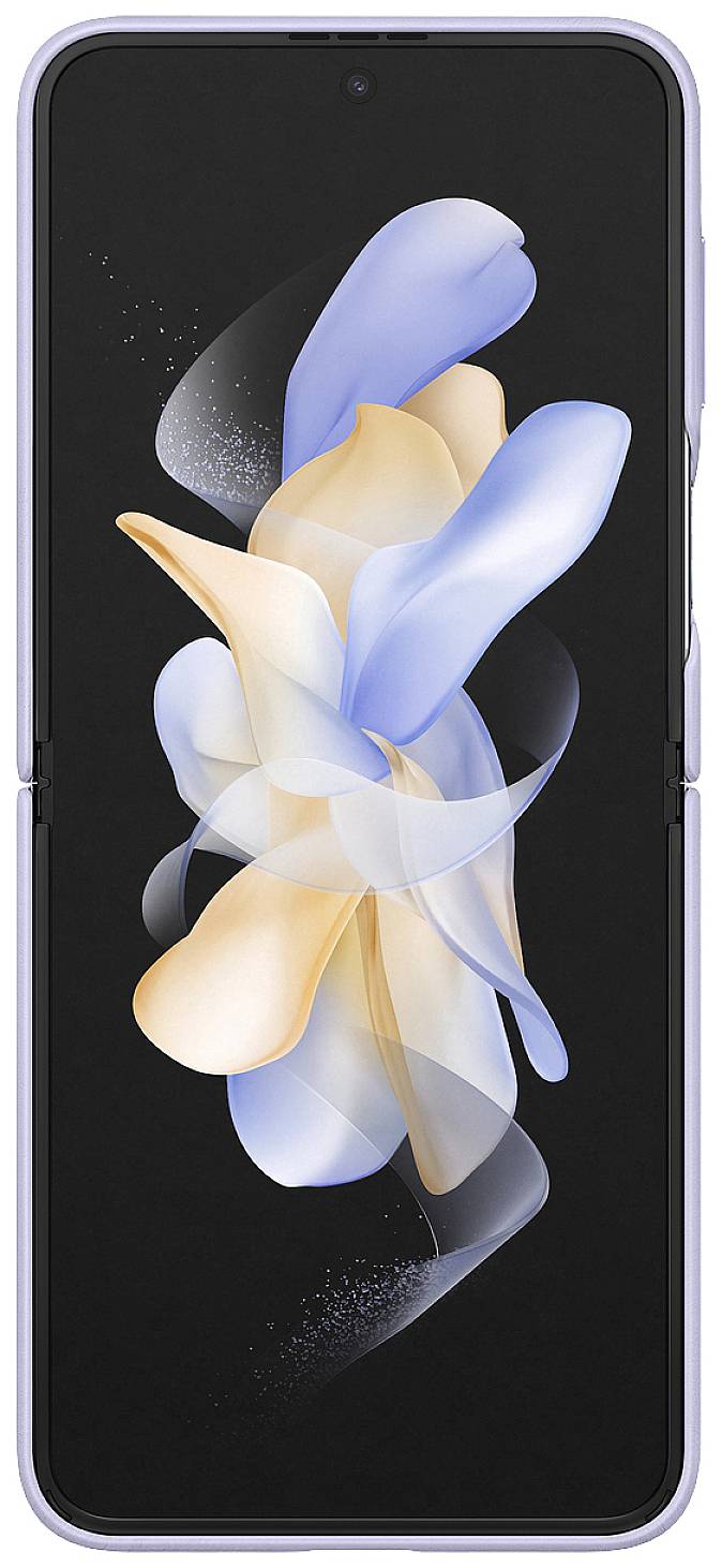 Coque pour Samsung Galaxy Z Flip 4 en Cuir Compatible avec Charge Sans Fil-5