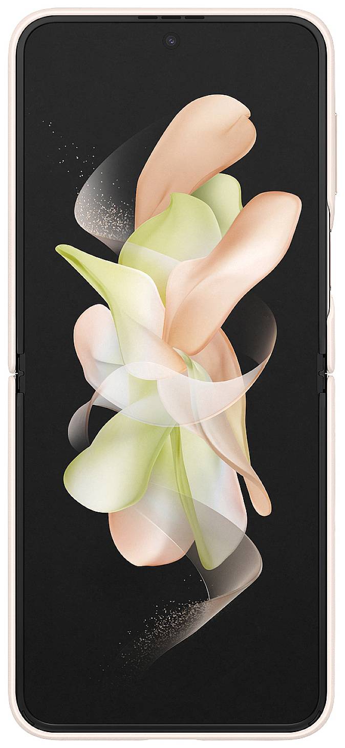 Coque pour Samsung Galaxy Z Flip 4 en Cuir Compatible avec Charge Sans Fil-3