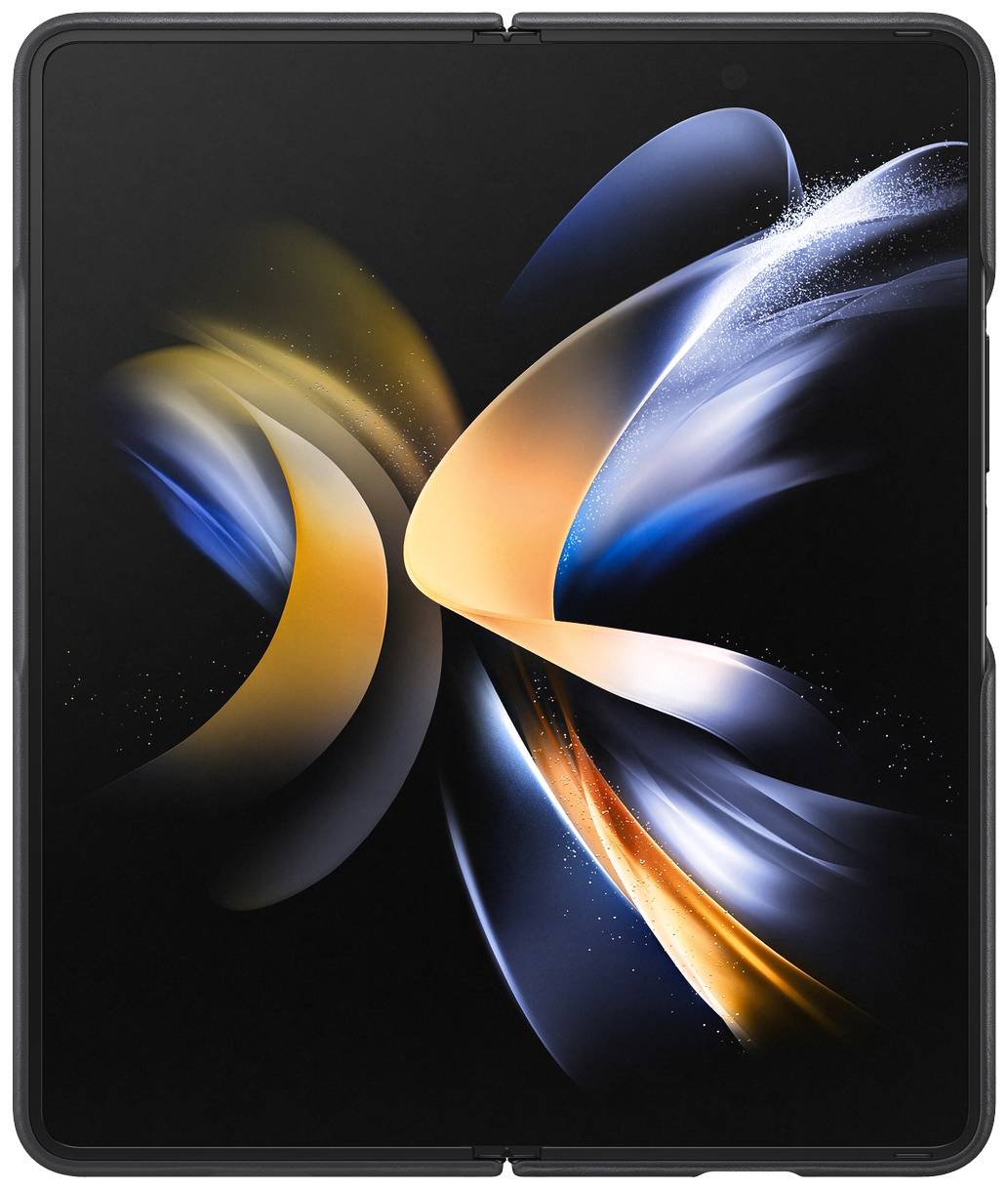 Coque pour Samsung Galaxy Z Fold 4 en Cuir Compatible avec Charge Sans Fil-1