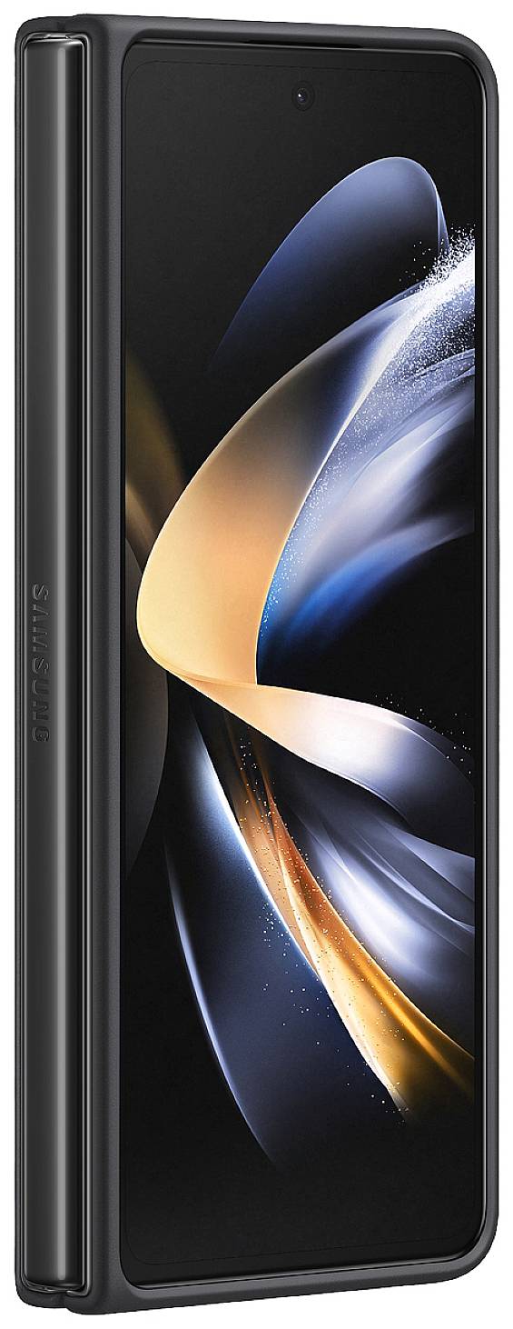 Coque pour Samsung Galaxy Z Fold 4 en Cuir Compatible avec Charge Sans Fil-2