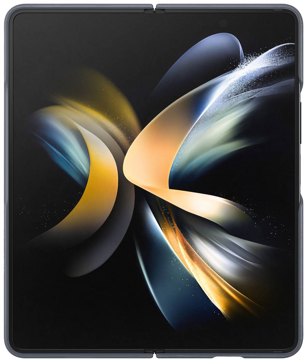 Coque pour Samsung Galaxy Z Fold 4 en Cuir Compatible avec Charge Sans Fil-1