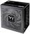 'Bloc d'alimentation noir, Thermaltake Toughpower PF1 1050W, avec ouvertures de ventilation et marquage du produit.'