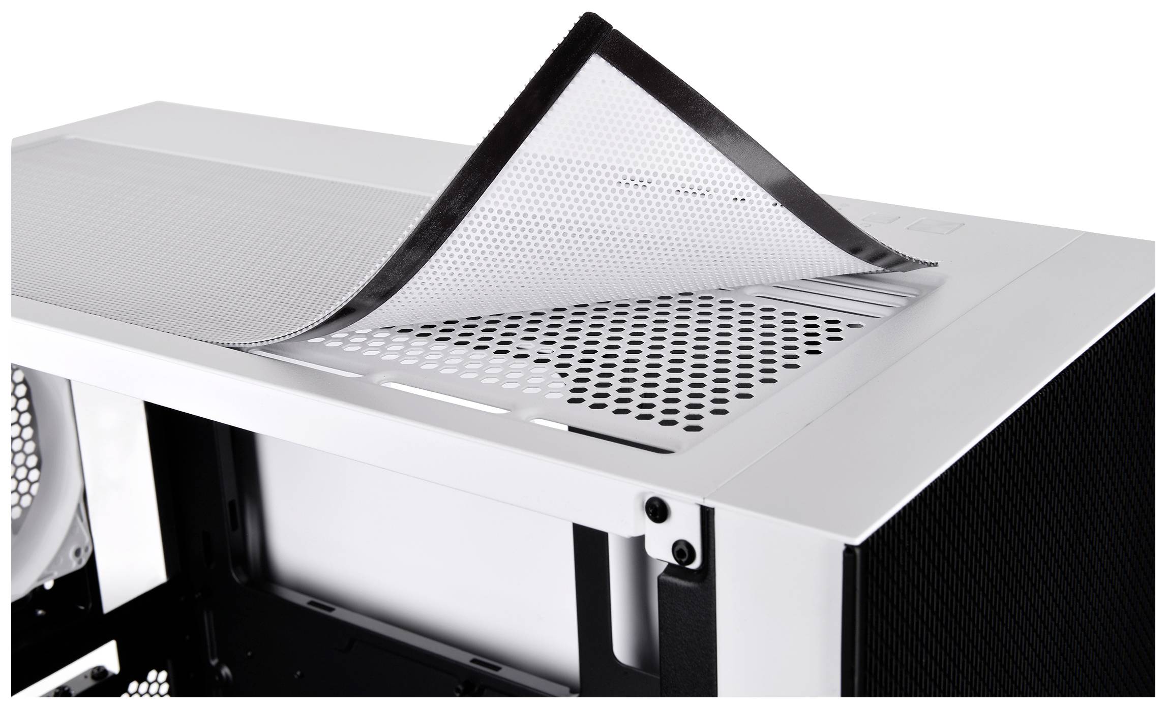 Thermaltake Divider 370 TG, Midi Tower, PC, Noir, Blanc, ATX, EATX, micro ATX, Mini-ITX, SPCC, Multi-3