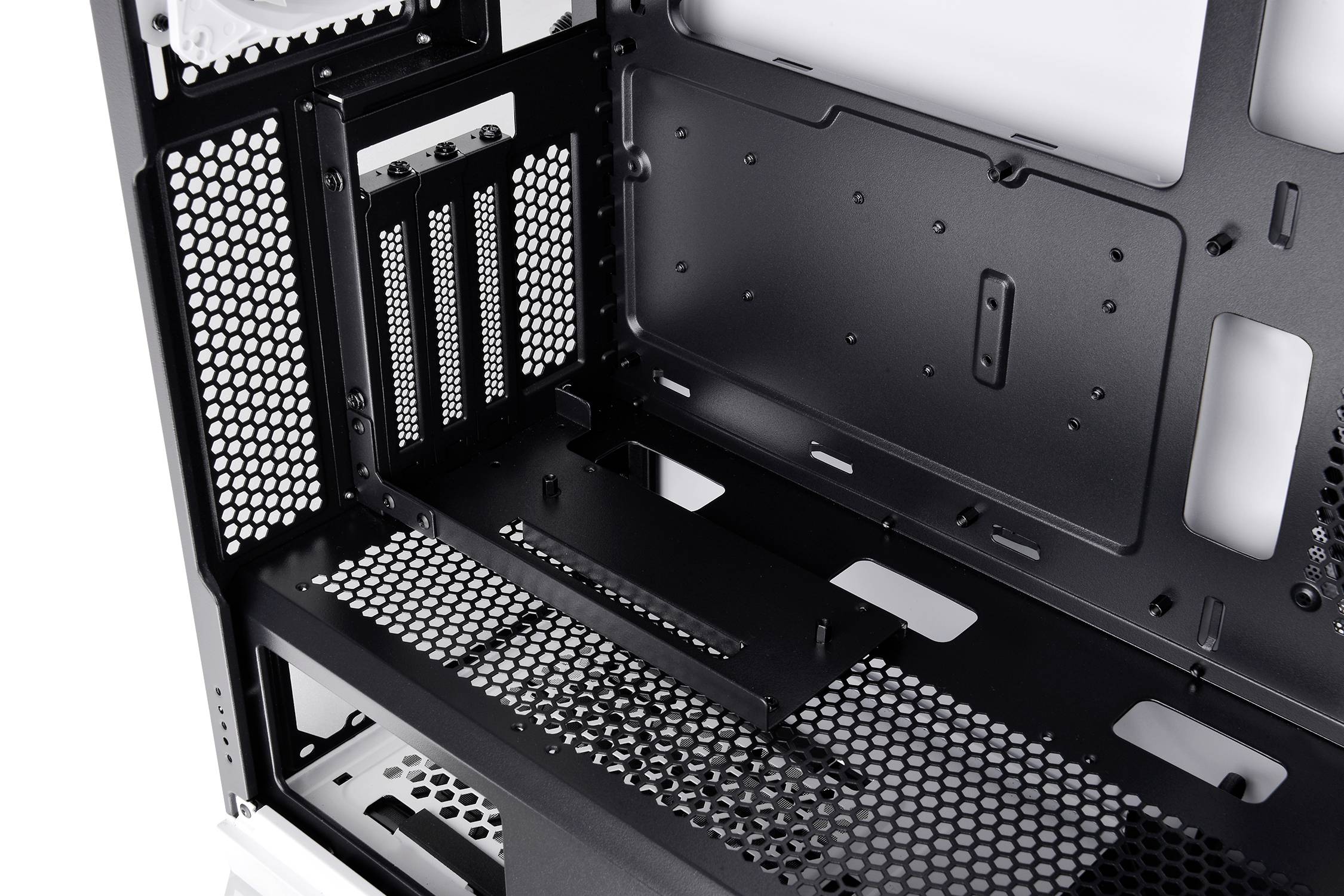 Thermaltake Divider 370 TG, Midi Tower, PC, Noir, Blanc, ATX, EATX, micro ATX, Mini-ITX, SPCC, Multi-21