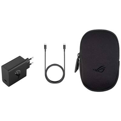 Asus ROG 65W Adapter & 1,2m USB-C Chargeur pour téléphone portable Avec fonction de rechargement rapide USB-C®  noir