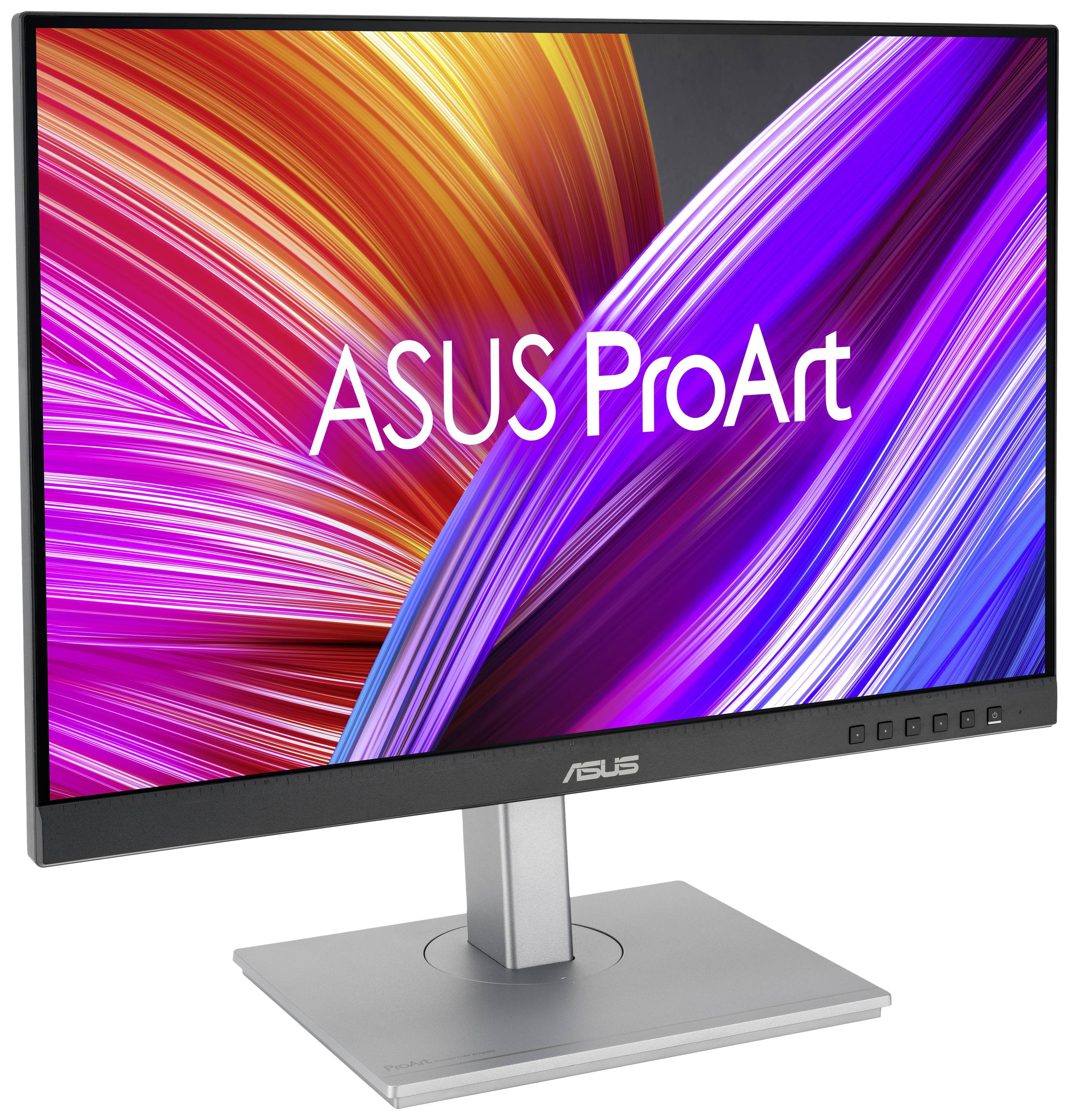 Un moniteur ASUS ProArt avec un écran vivant et coloré.