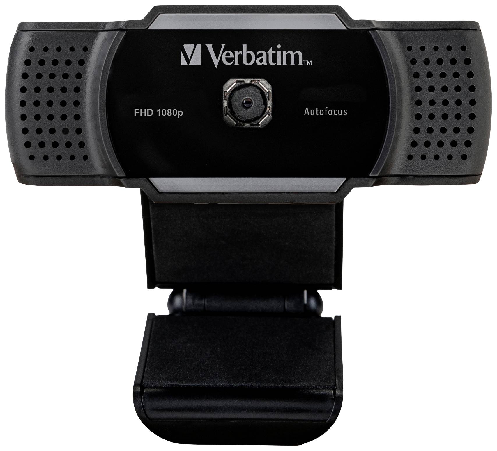 Webcam Verbatim AWC-01, Full HD 1080p, noire 2560x1440, 30 images/s, USB, obturateur de confidentialité, version...-1
