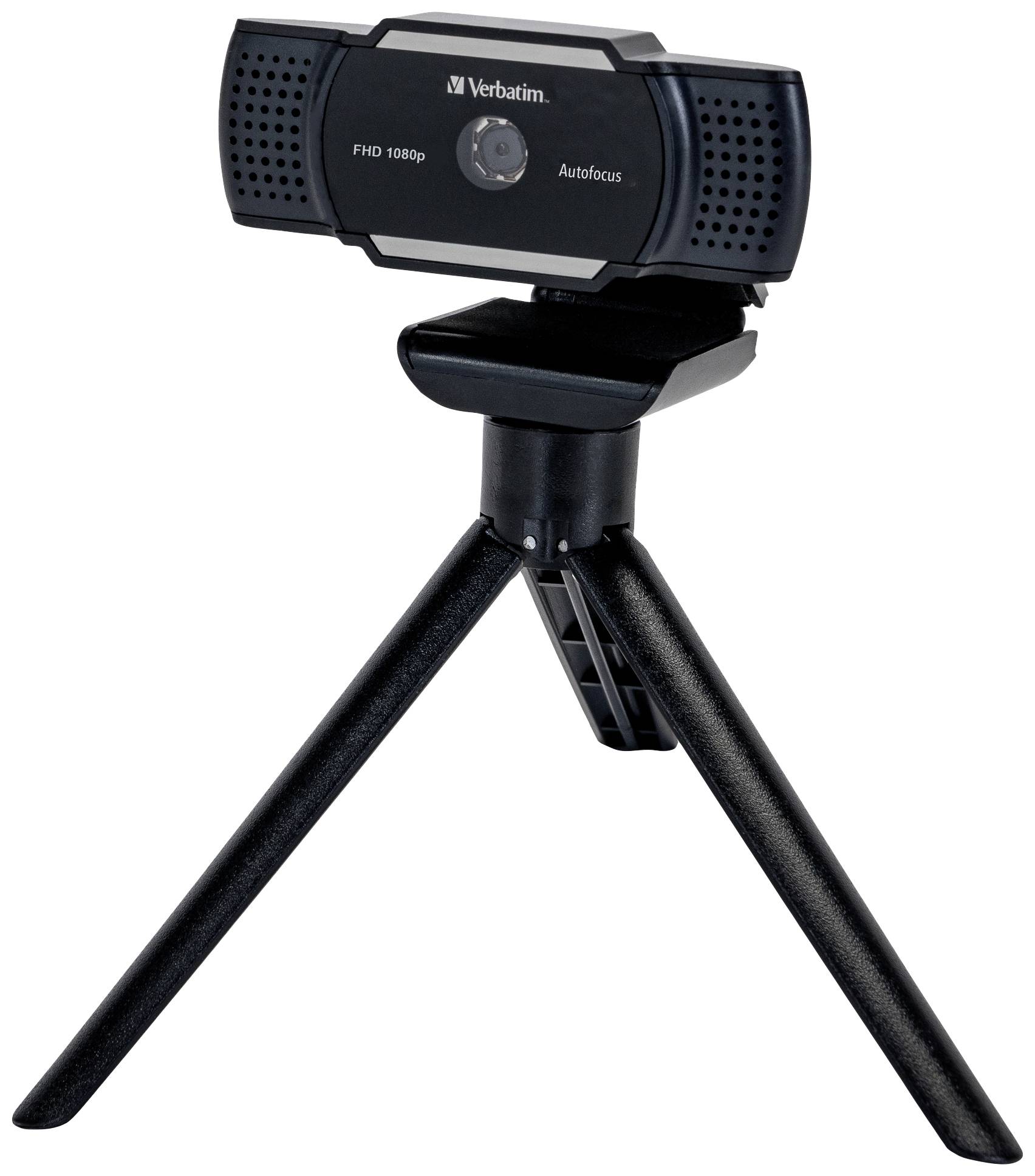 Webcam Verbatim AWC-01, Full HD 1080p, noire 2560x1440, 30 images/s, USB, obturateur de confidentialité, version...-4