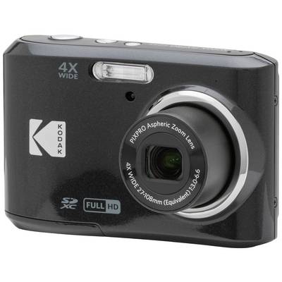 Appareil photo numérique avec objectif zoom grand-angle 4x et support de carte SDXC, adapté aux enregistrements Full-HD.