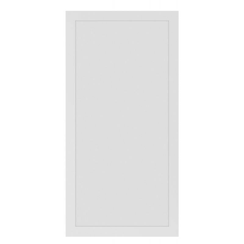Une surface rectangulaire grise. Il n'y a aucun motif ou texture visible.