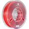 Une bobine rouge de filament d'impression 3D de la marque 'Polymaker', adaptée aux impressions flexibles. Principalement destinée aux applications PolyFlex TPU95.