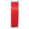 Un rouleau de filament rouge utilisé pour les imprimantes 3D.