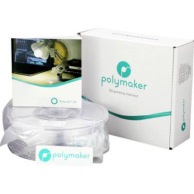 'Boîte de filament pour imprimante 3D Polymaker avec logo et bobine PolyLite PC'