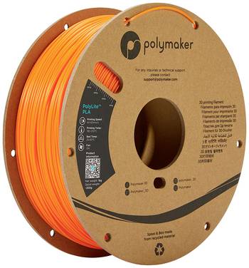Polymaker PA02008 PolyLite Filament PLA 1.75 mm 1000 g orange PolyLite™ PLA 1 pc(s)