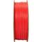 Bobine de plastique rouge pour filament d'imprimante 3D.