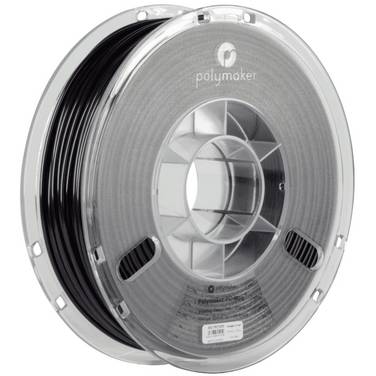 Polymaker PC02001 Polymax Tough Filament PC (polycarbonate) rigidité élevée, résiste à la chaleur, résiste aux chocs 1.75 mm 750 g noir PC-Max 1 pc(s)