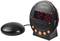 Réveil numérique avec grands chiffres rouges LED, plusieurs fonctions d'alarme et un coussin de vibration connecté pour un réveil par vibration.
