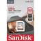 Carte mémoire SanDisk Ultra SDXC UHS-I de 64 Go, offrant une vitesse de transfert rapide allant jusqu'à 140 Mo/s pour les photos et les vidéos.
