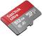 Carte mémoire SanDisk Ultra microSDXC, 512 Go, rouge et grise, adaptée aux smartphones et tablettes, C10, U1, vitesse A1.